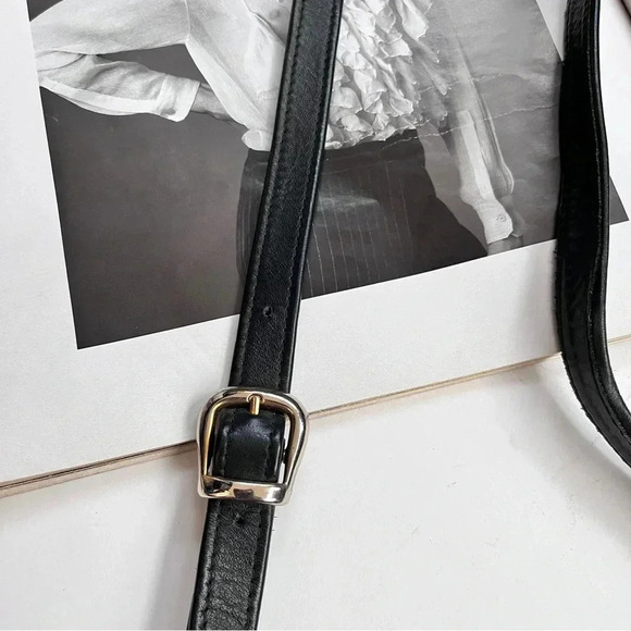 Vintage 90s Moschino Nylon And Leather Crossbody Bag Clutch - Picture 12 of 16